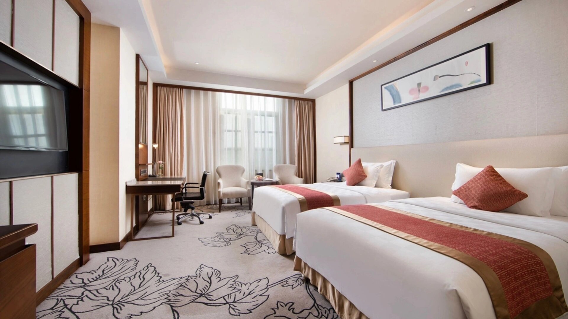 249一晚(含双早)东营五星级酒店 黄河入海最美东营,欢迎远道而来的