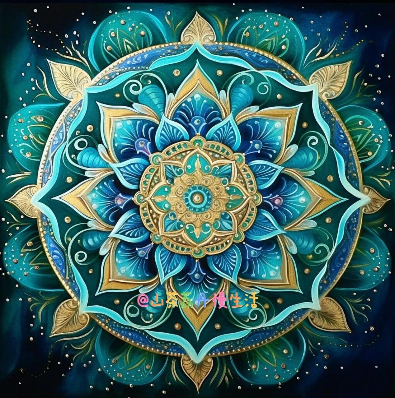 曼陀罗绘画,如同一座通往心灵深处的桥梁,其情绪疗愈力量深邃而强大.