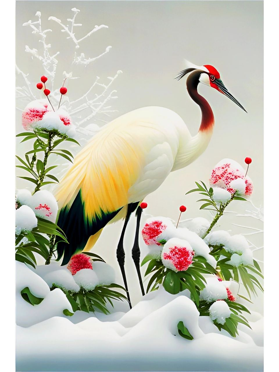 仙鹤寓意延年益寿.也有吉祥,忠贞,长寿之意.与松树一起寓意松鹤延年.