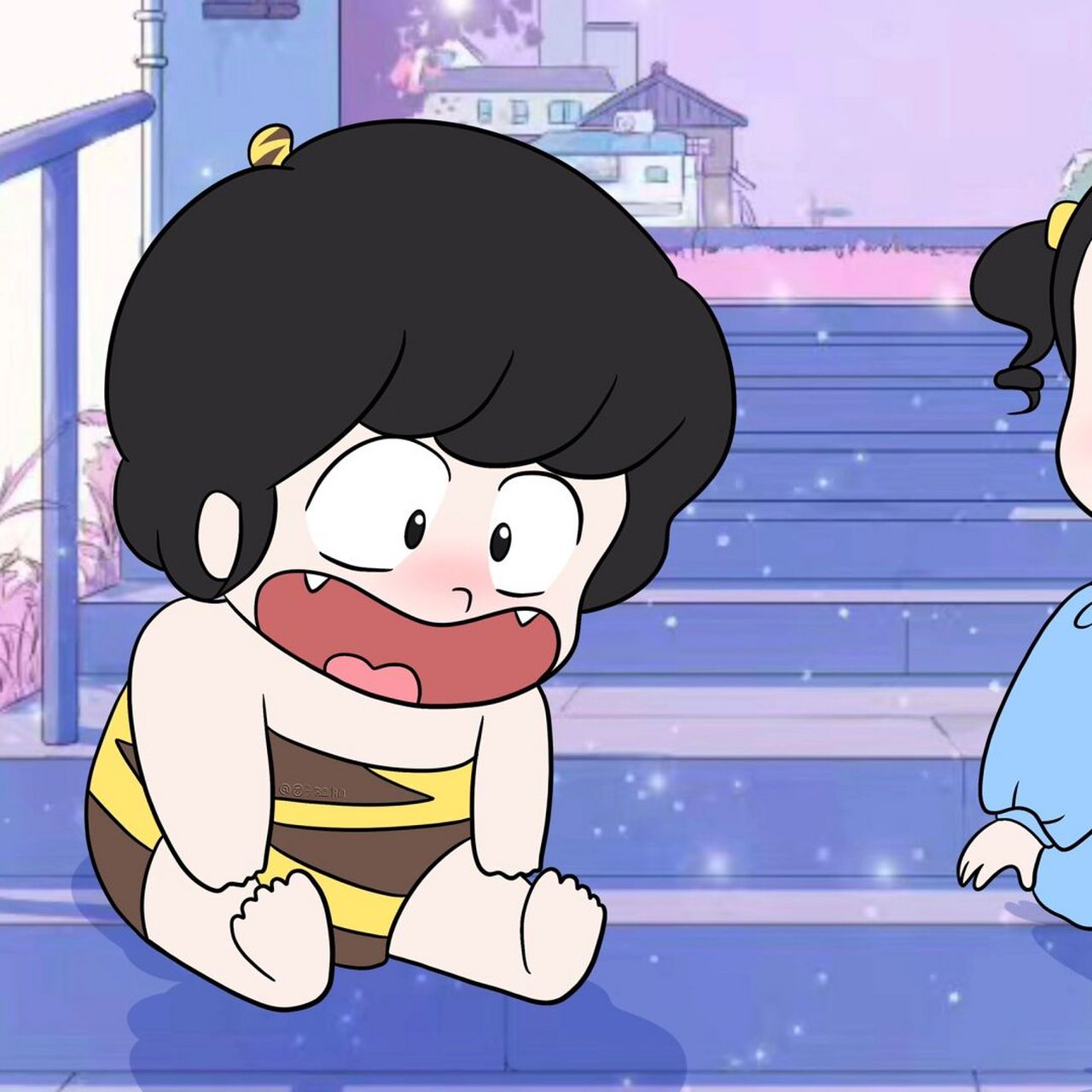 单图来了～ #动漫头像# #情头# #动漫情头# #福星小子# #可爱头像