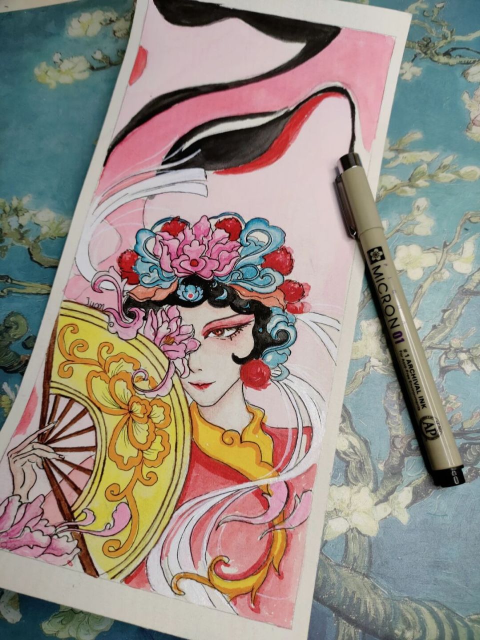 水彩京剧人物二 #水彩# #水彩人物# #水彩画# #水彩画教程# #京剧人物