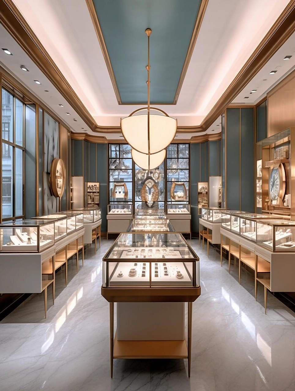 夏天气温太高,记得给你的珠宝柜台也降降温.