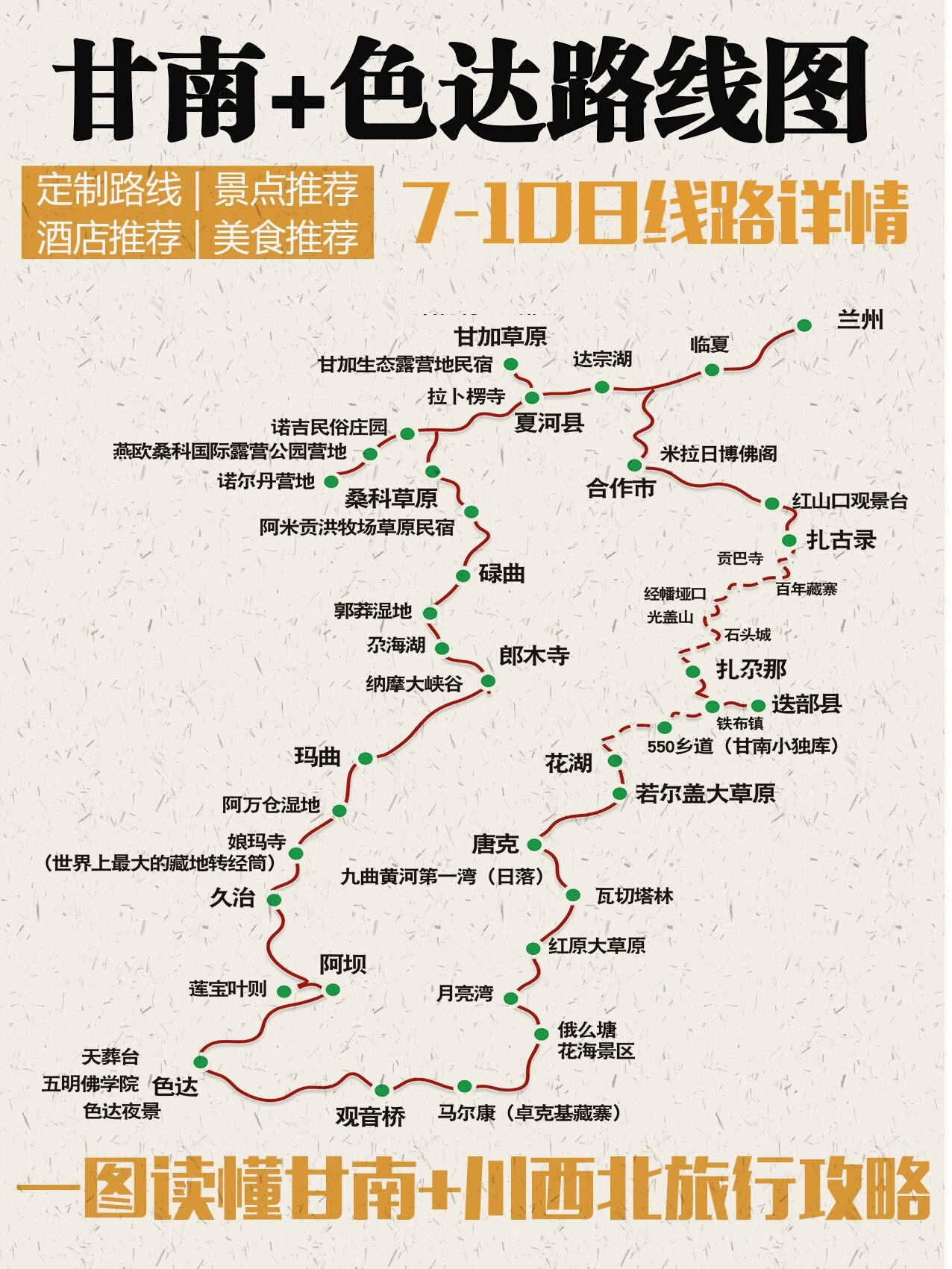 史上最全甘南 色达深度游线路攻略,出发吧
