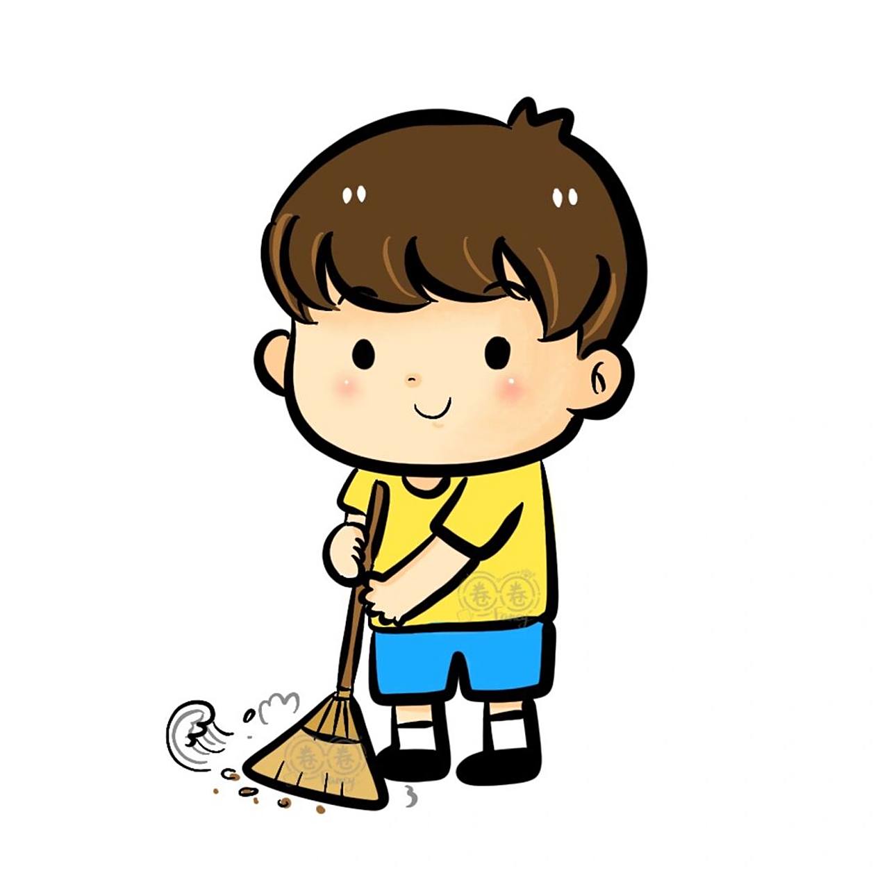 幼儿园卡通82环创 劳动节任务打卡素材 快到劳动节啦 小朋友们一