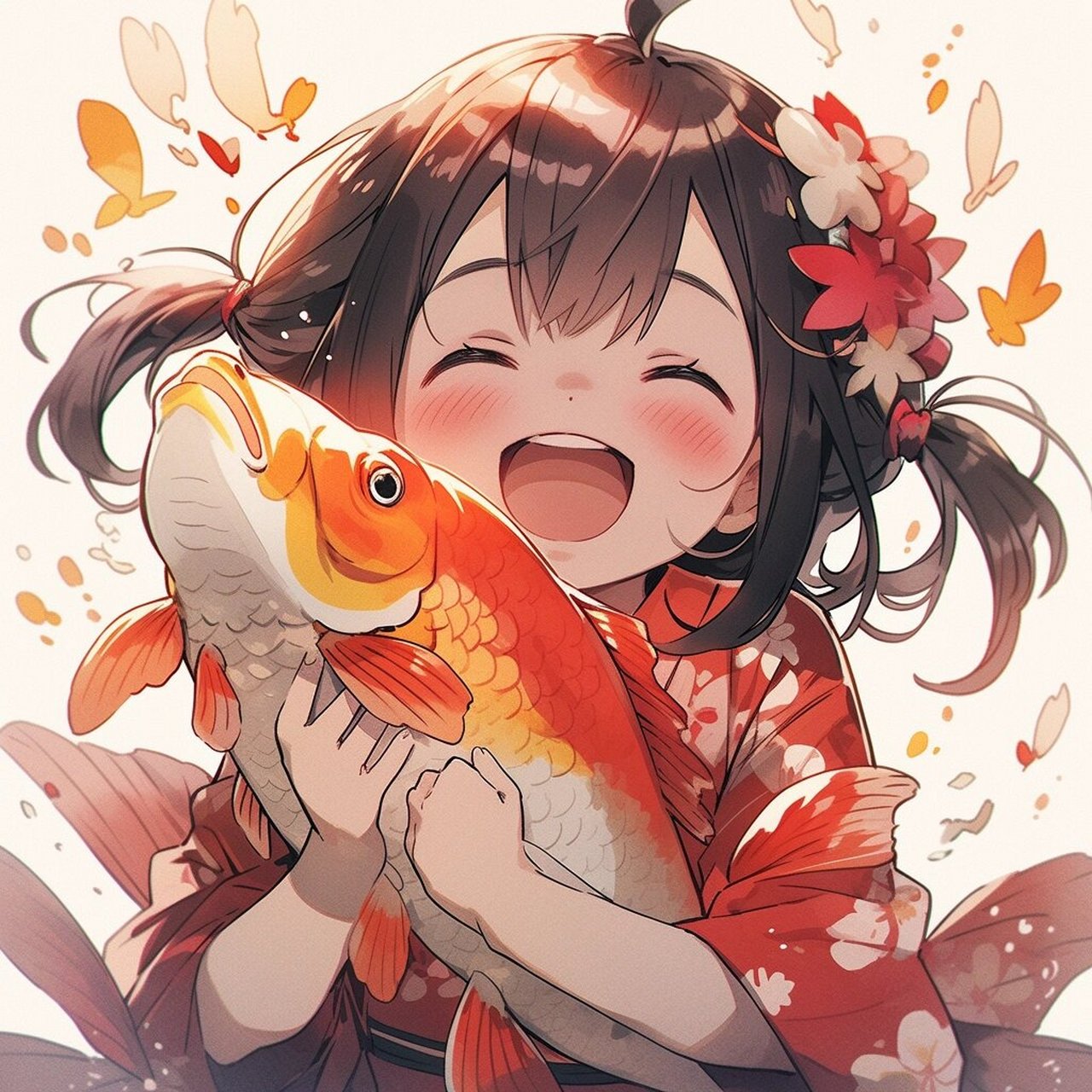 【必看】小女孩抱着大锦鲤头像,你绝对不能错过! ?