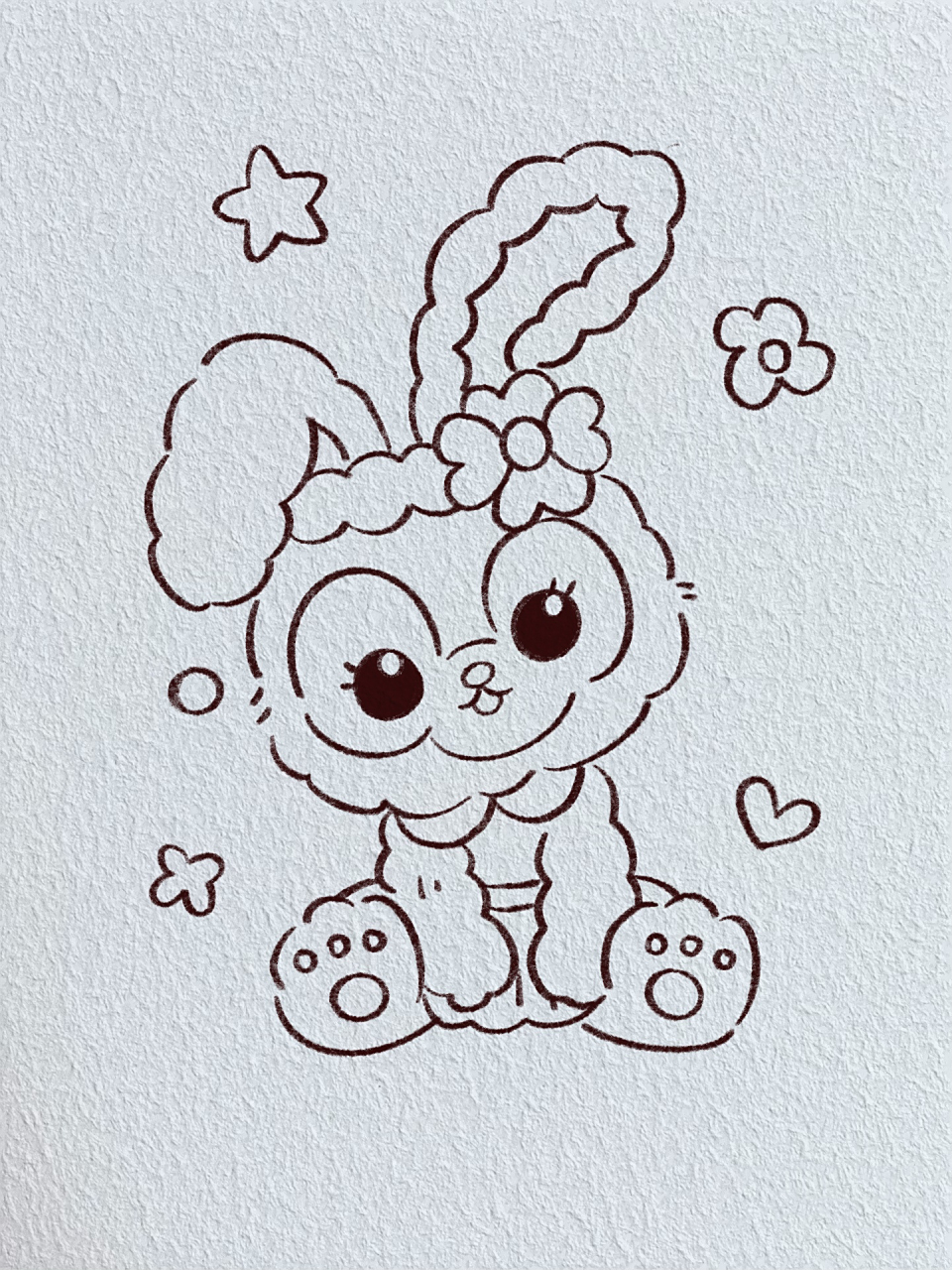 画一只星黛露小可爱95 这次是涂色版