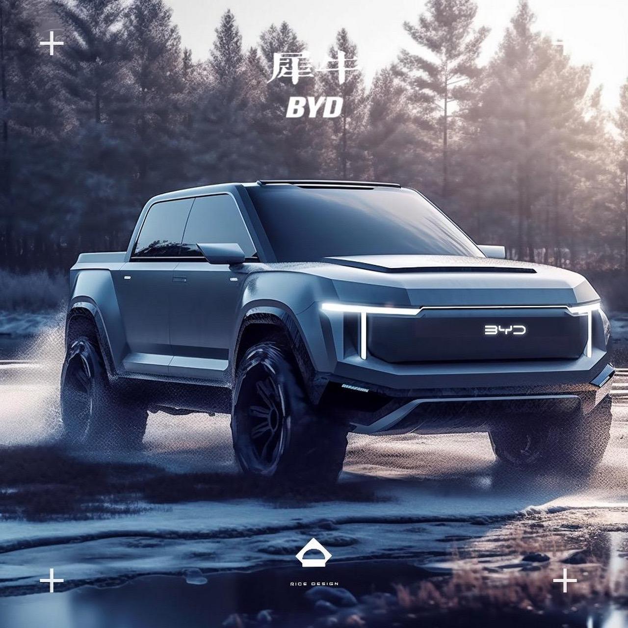 99byd皮卡畅想|陆地霸主系列.车型探索灵感来源