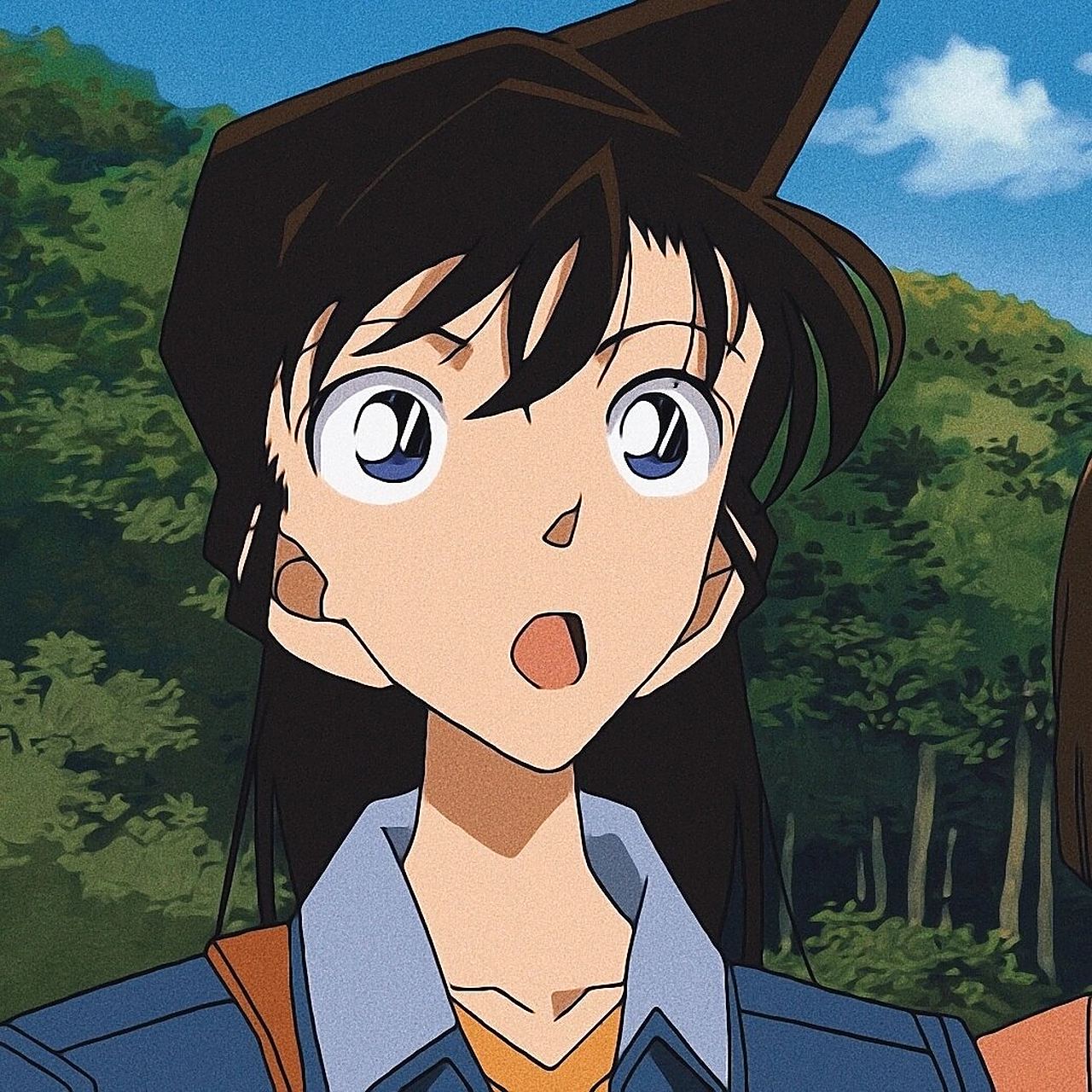 名侦探柯南丨毛利兰 蓝色衣服的小兰也好美