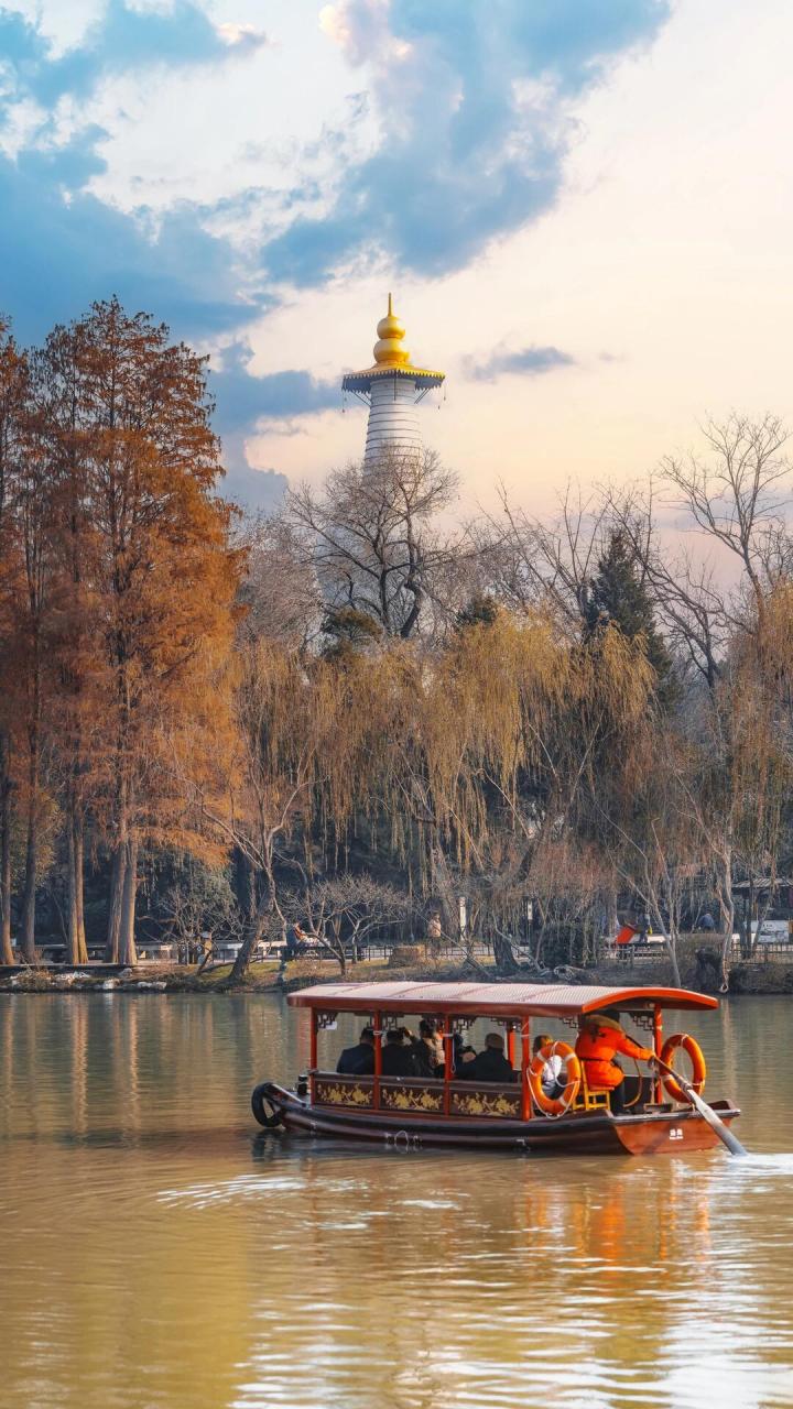 冬季瘦西湖 扬州瘦西湖 .