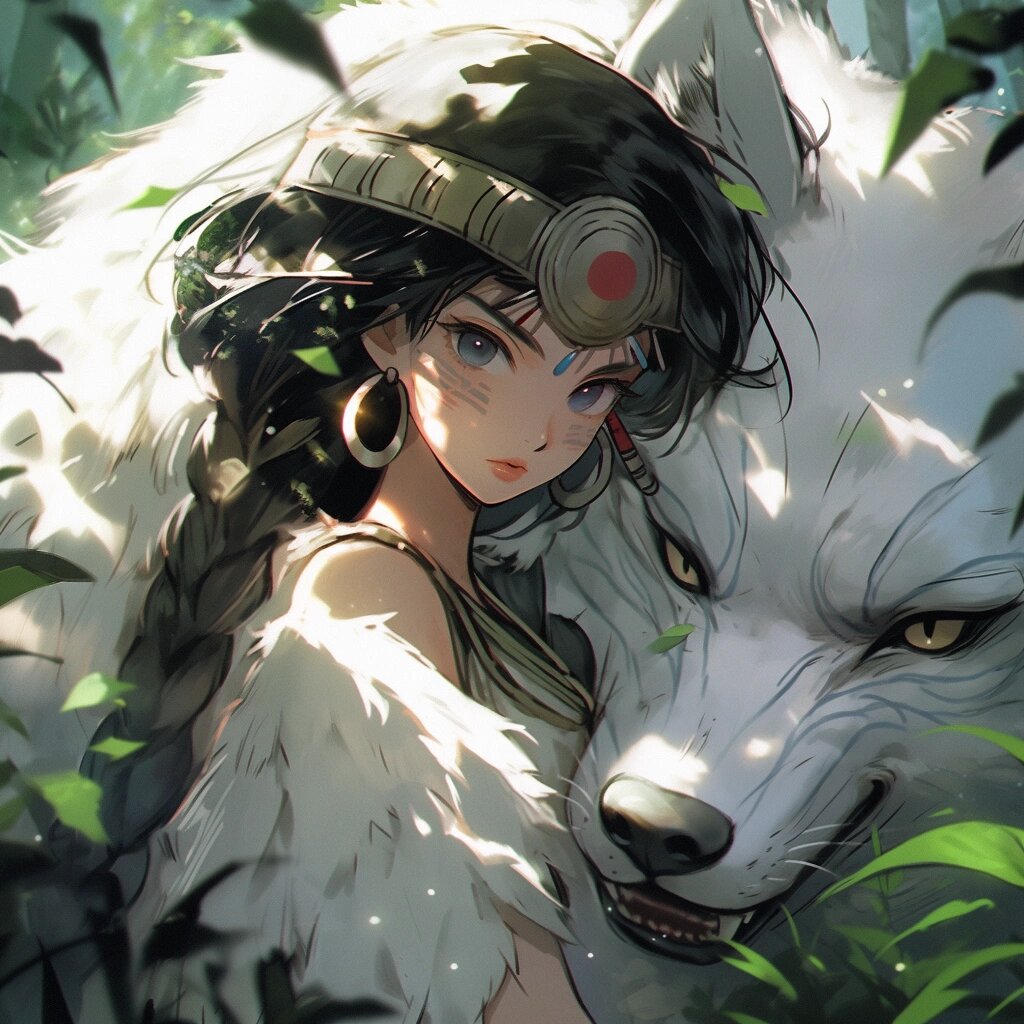 《幽灵公主》头像|宫崎骏系列里最勇公主 这部动漫是宫崎骏动漫里最