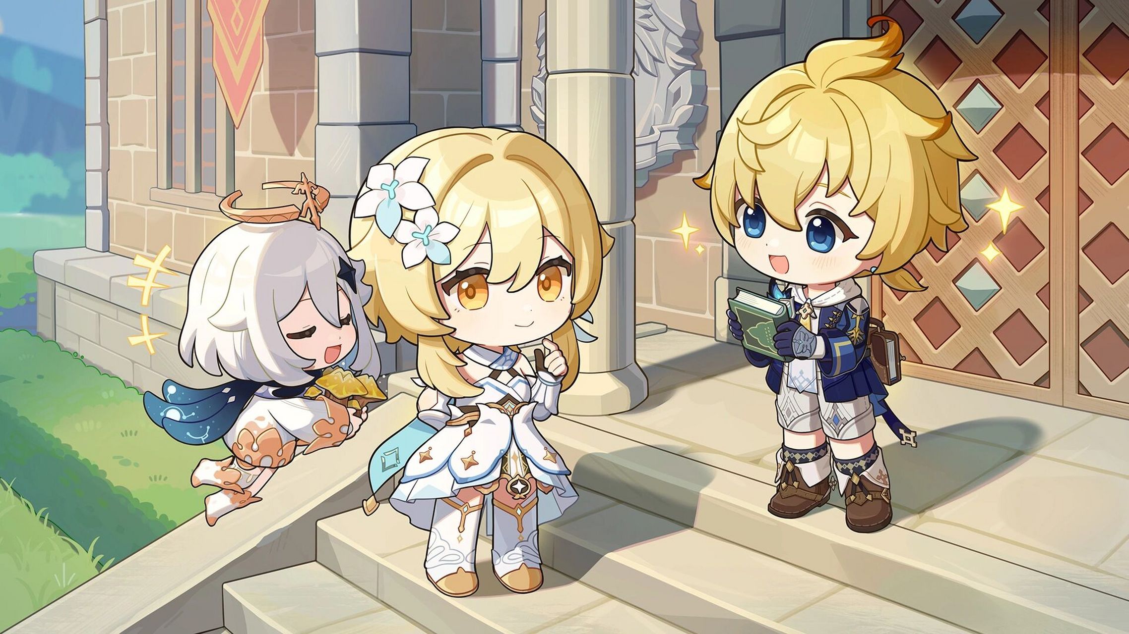 【原神留影叙佳期 米卡q版生贺图】 米卡生日快乐呀!