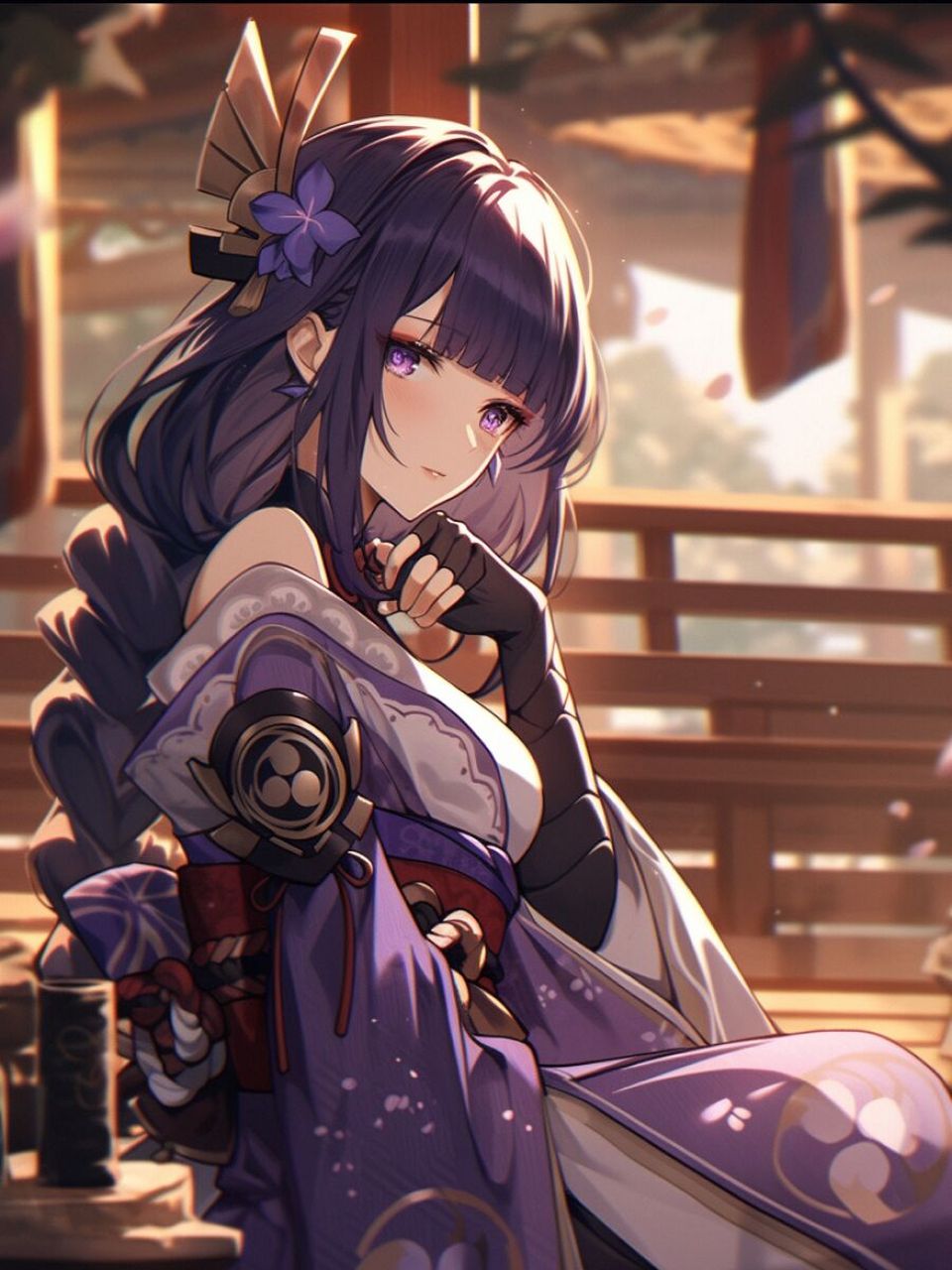 【原神壁纸】雷电将军丨一心净土 part 4 她是国家稻妻的统治者, 是