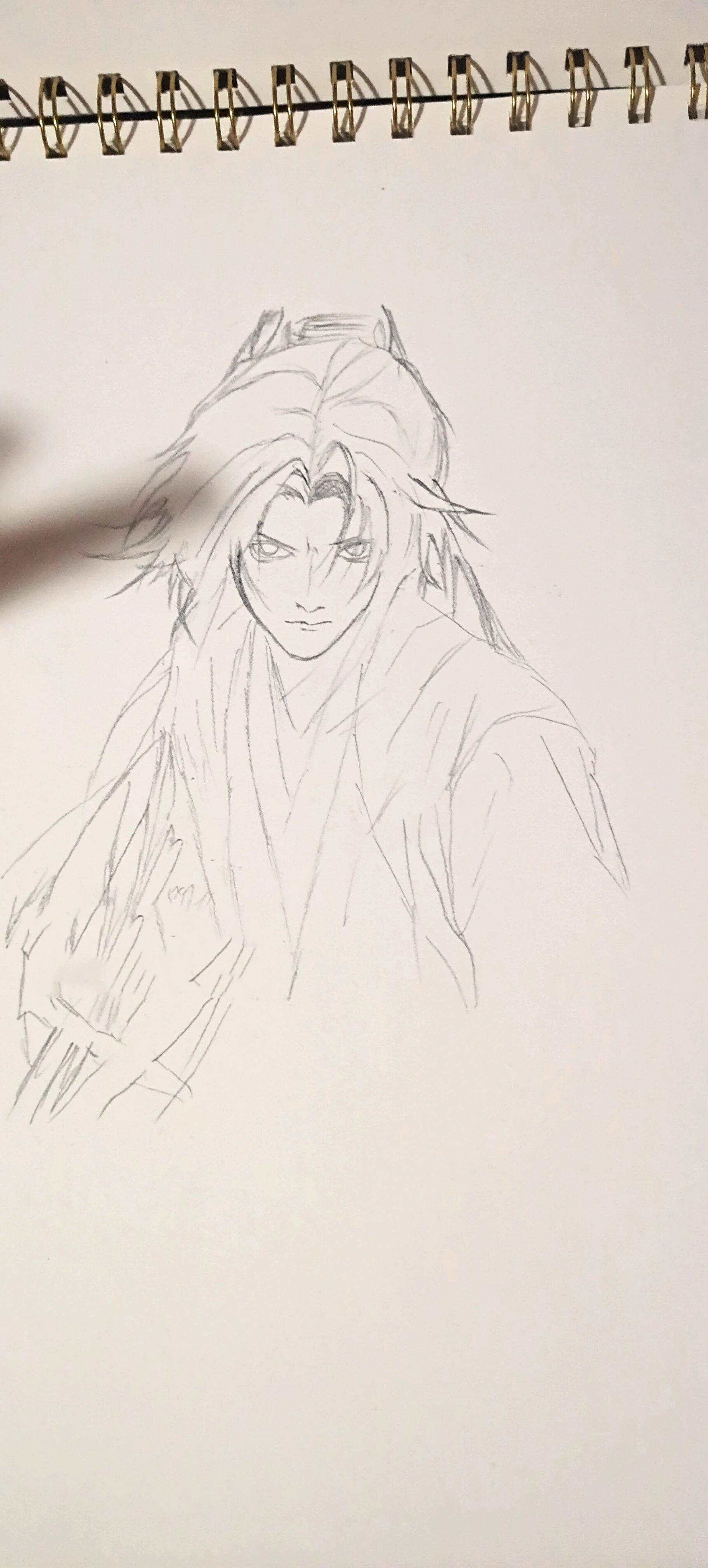 古风少年(含过程) #临摹# #手绘# #铅笔手绘# #绘画# #少年##古风感