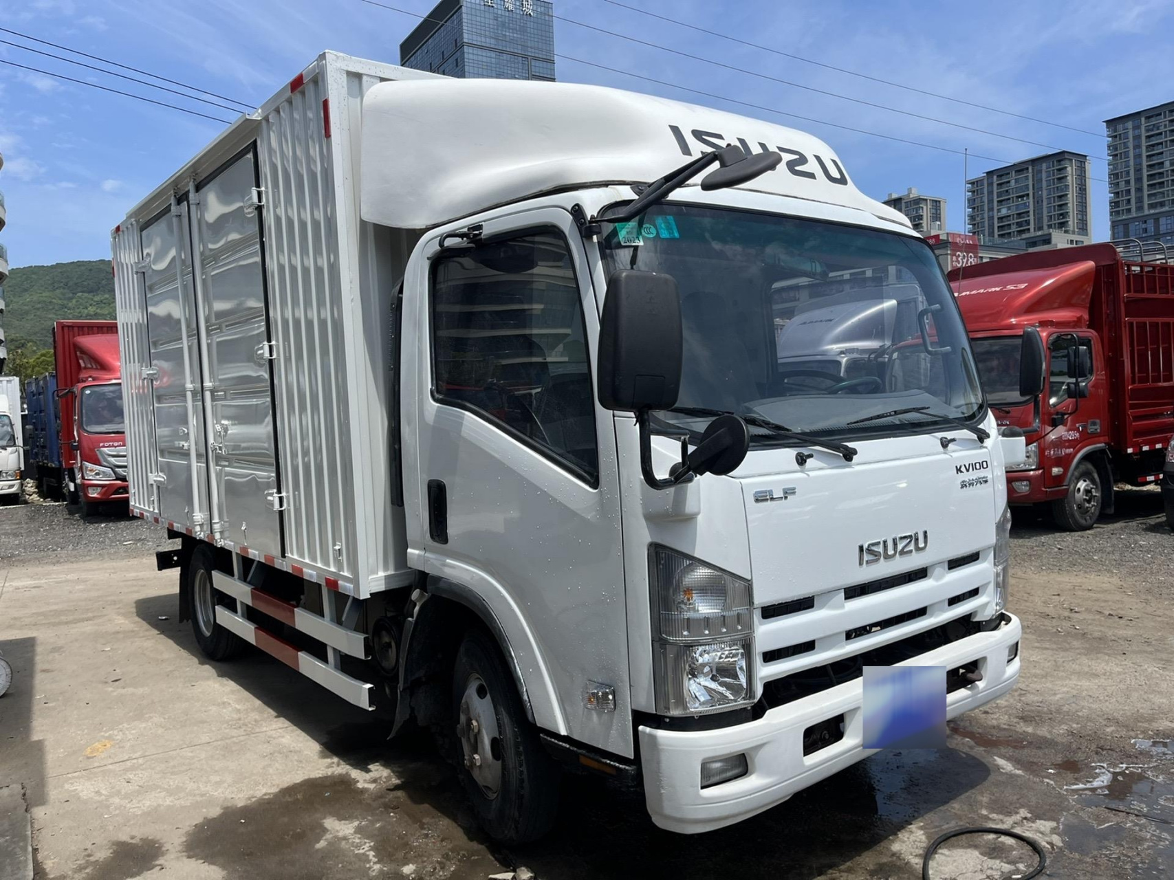 新到20年7月庆铃kv100 五十铃3.0排量 700-16轮胎 汽刹 神车一台