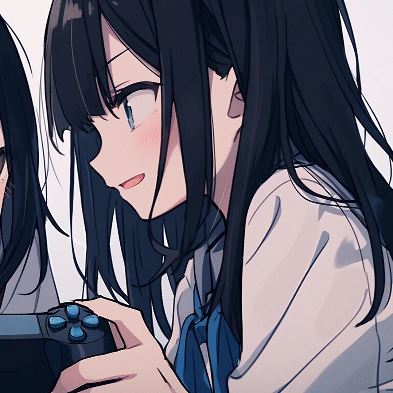 【首发】动漫闺蜜头像|一起开黑打游戏 midjourney绘制 ps改良 搬运请