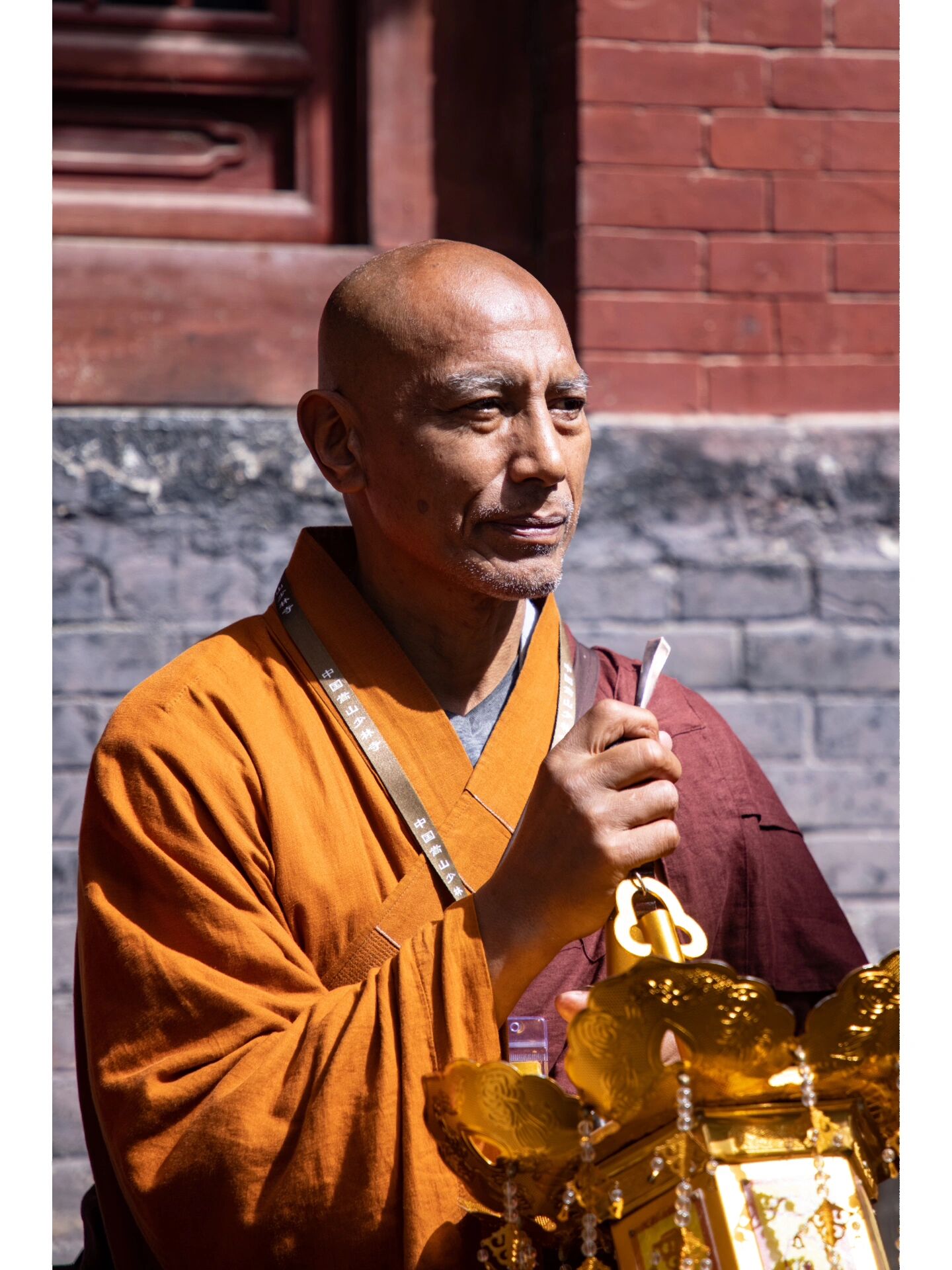 少林寺的这几位法师,像从壁画里走出来的