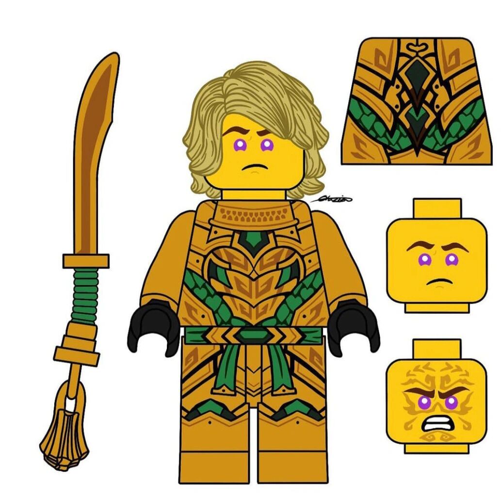 乐高幻影忍者黄金鬼怪劳埃德     高清图片,图片来源于外网.