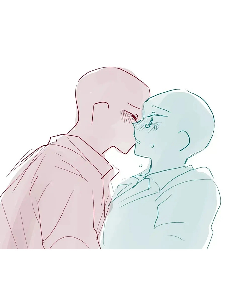 【绘画素材】双人互动素材参考75 今天分享一波双人互动素材啦~ 还