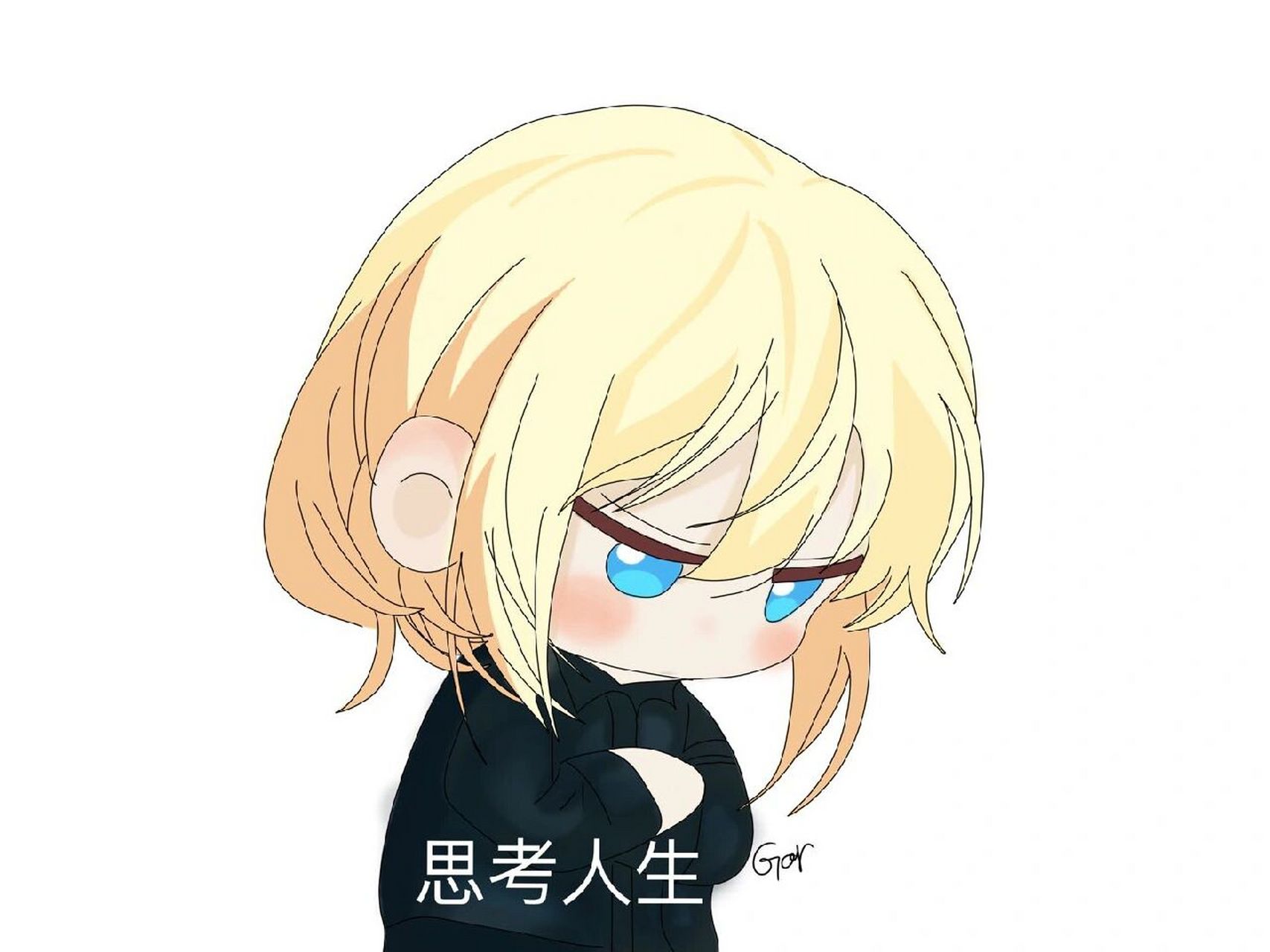 兰波表情包 兰波的表情包又增了一个!喜欢的快收藏 !临摹