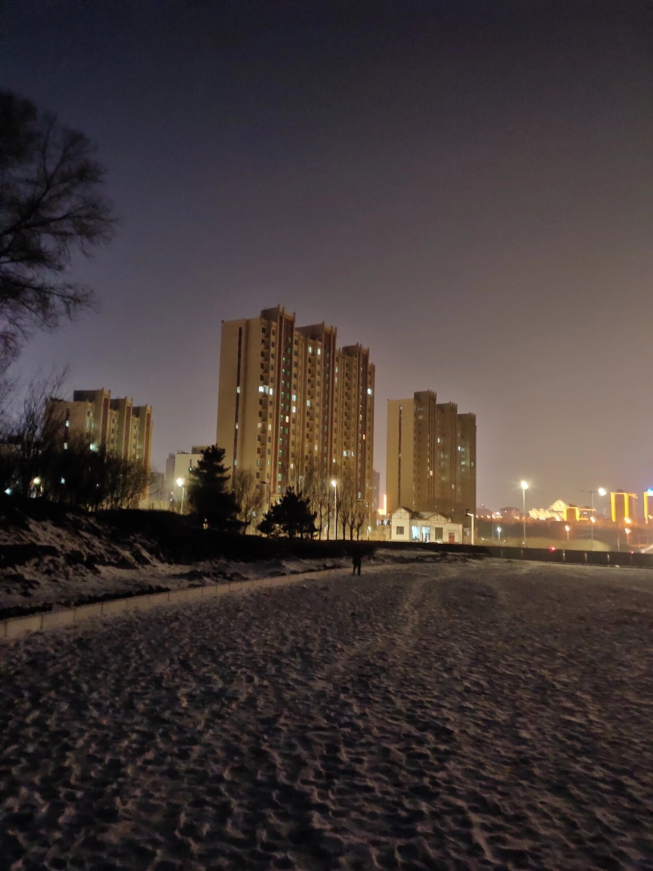 冬日夜景图片大全图片