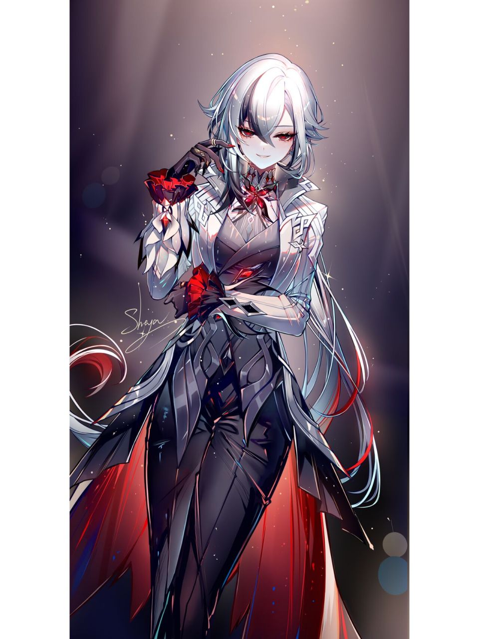 非常帅气的原神手机壁纸 愚人众 仆人 画师:pix0202sheya 	 02