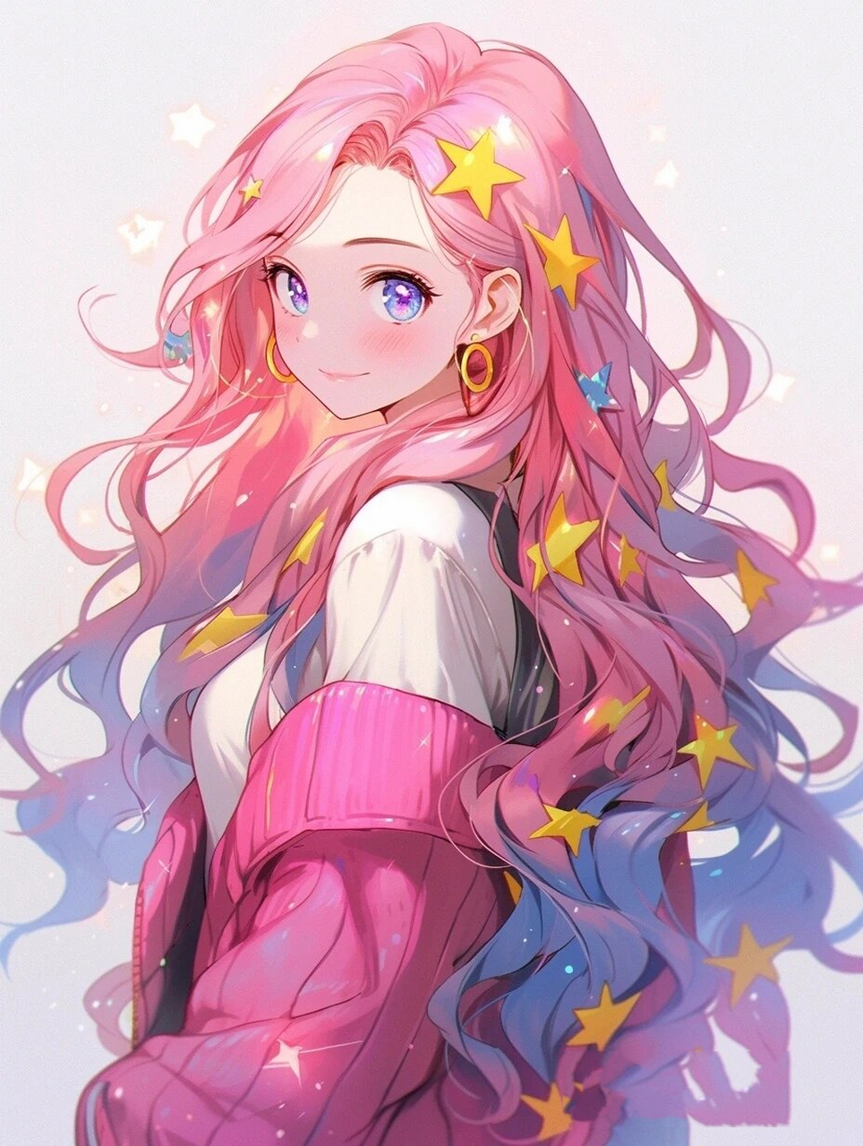 美美的动漫女生头像