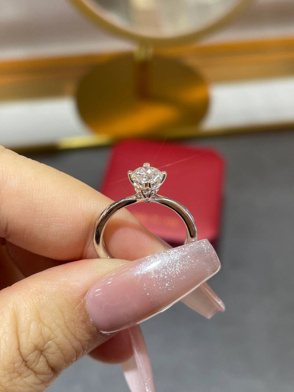 新收周大福50分钻戒957998带走90 周大福钻戒95 50分电子gia h