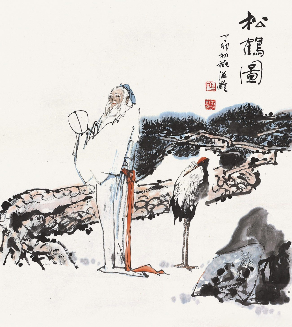 画家杜滋龄人物画