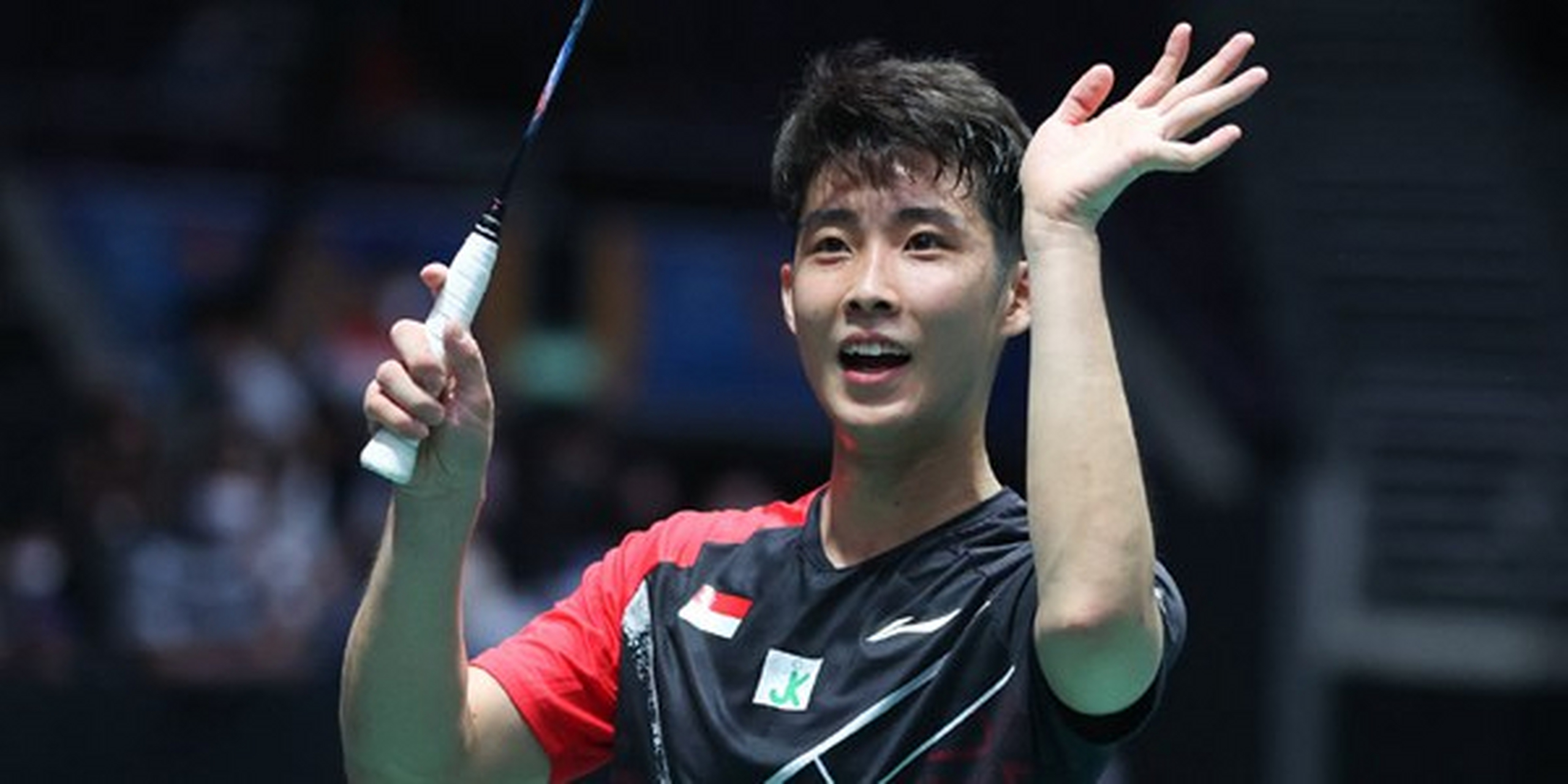 2023年韩国羽毛球公开赛#  今日男单1/8赛战况:  骆建佑21-19 17-1