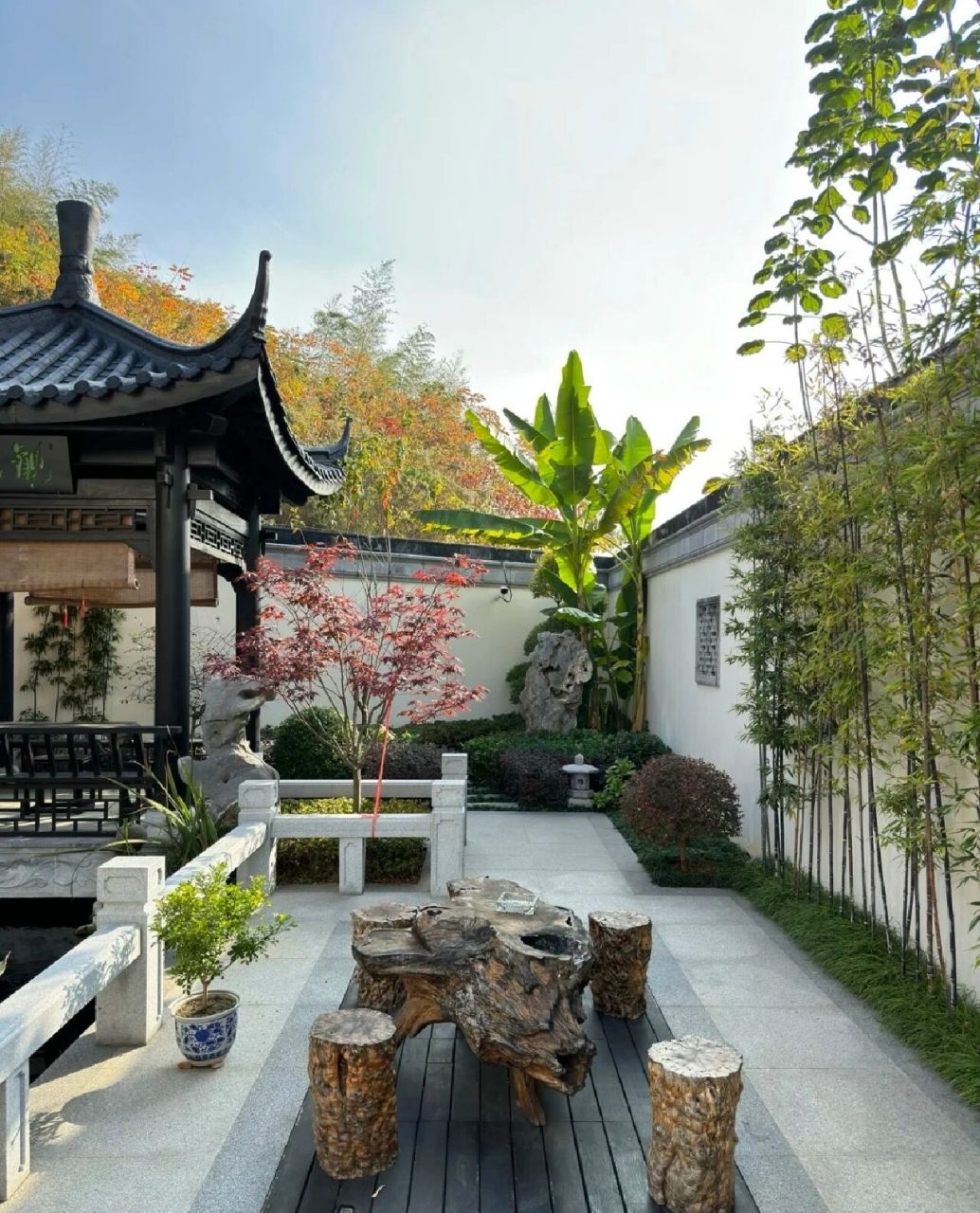 这个的设计项目便是如此,苏式合院,三步一美景,五步一世界,亦古亦今