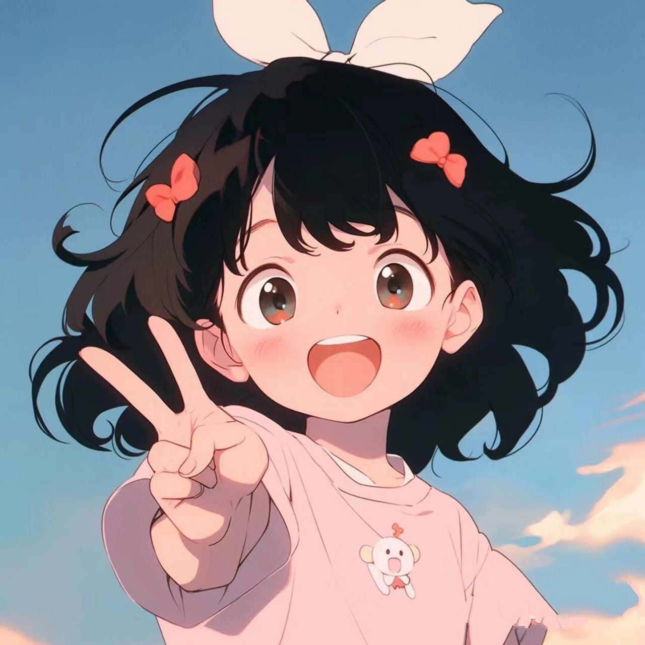 小女孩漫画头像