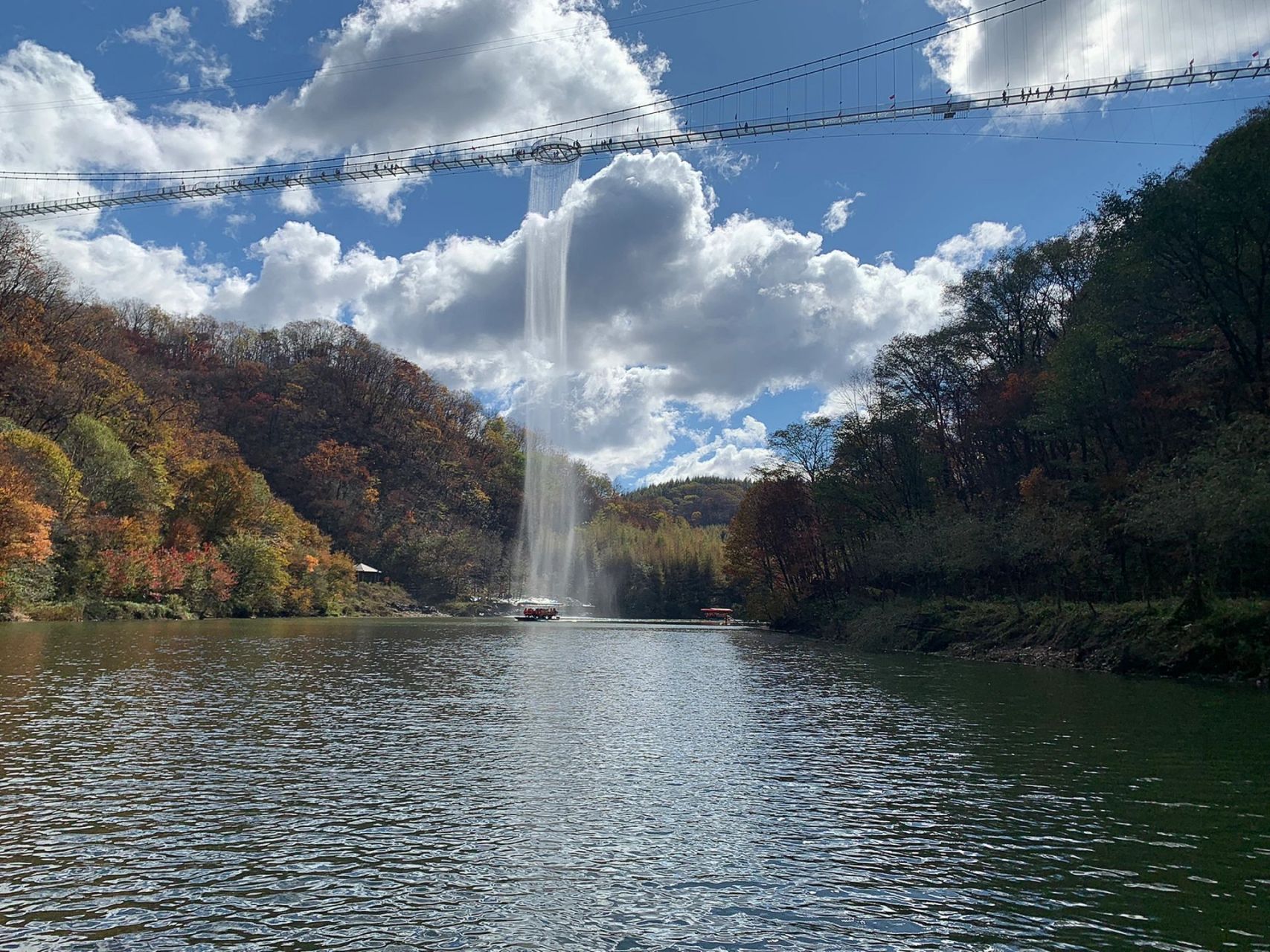 抚顺南天门|超长玻璃桥 十一假期时去的,当时还可以自由的出去玩,现在