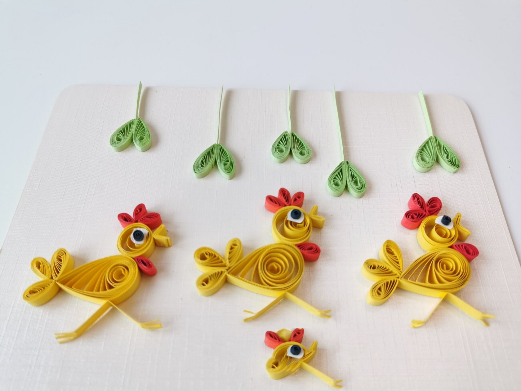 创意手工衍纸小鸡,有趣简单点赞吧 适合衍纸初学者,创意无限么么哒