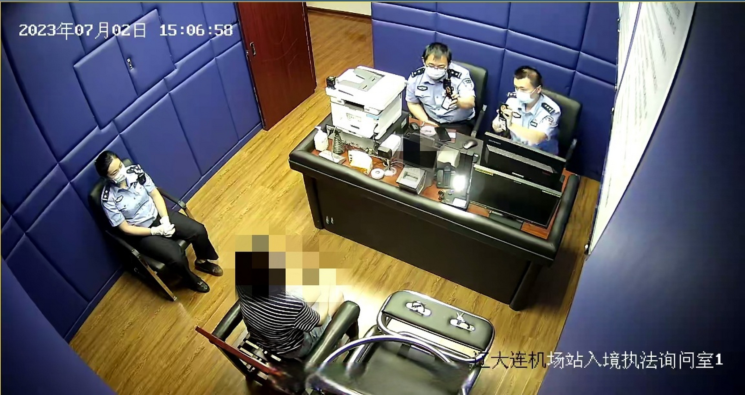 nia一线直击#【大连周水子边检站查获1名持用骗取证件非法入境人员】