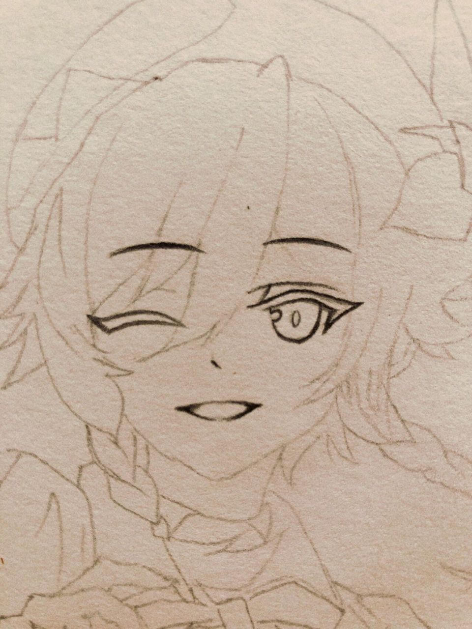 【原神】温迪(手绘过程) 应亲爱的粉丝宝宝要求,温迪来了!