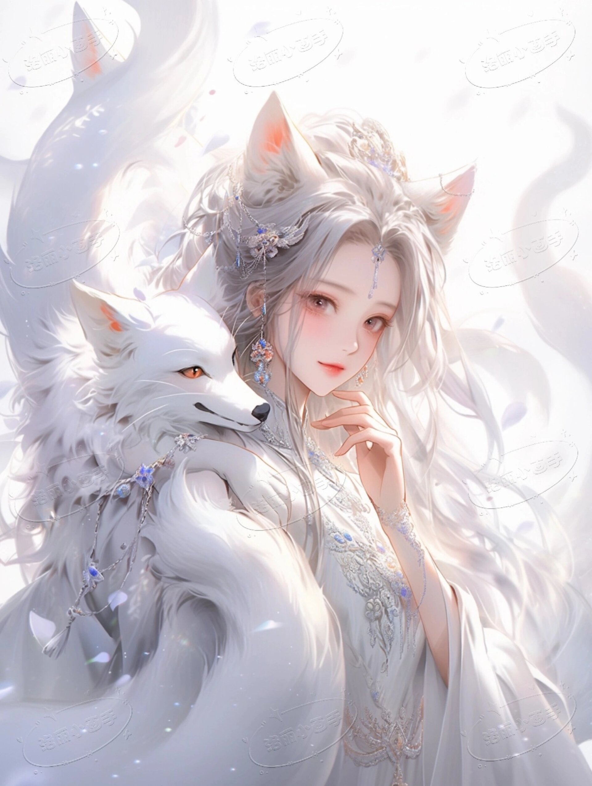 古风九尾狐头像仙气十足你喜欢哪张