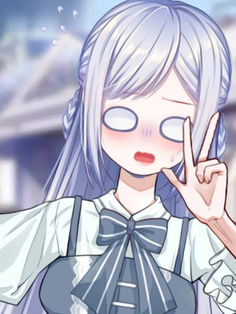 触漫油画人物素材 礼貌拿图哦!