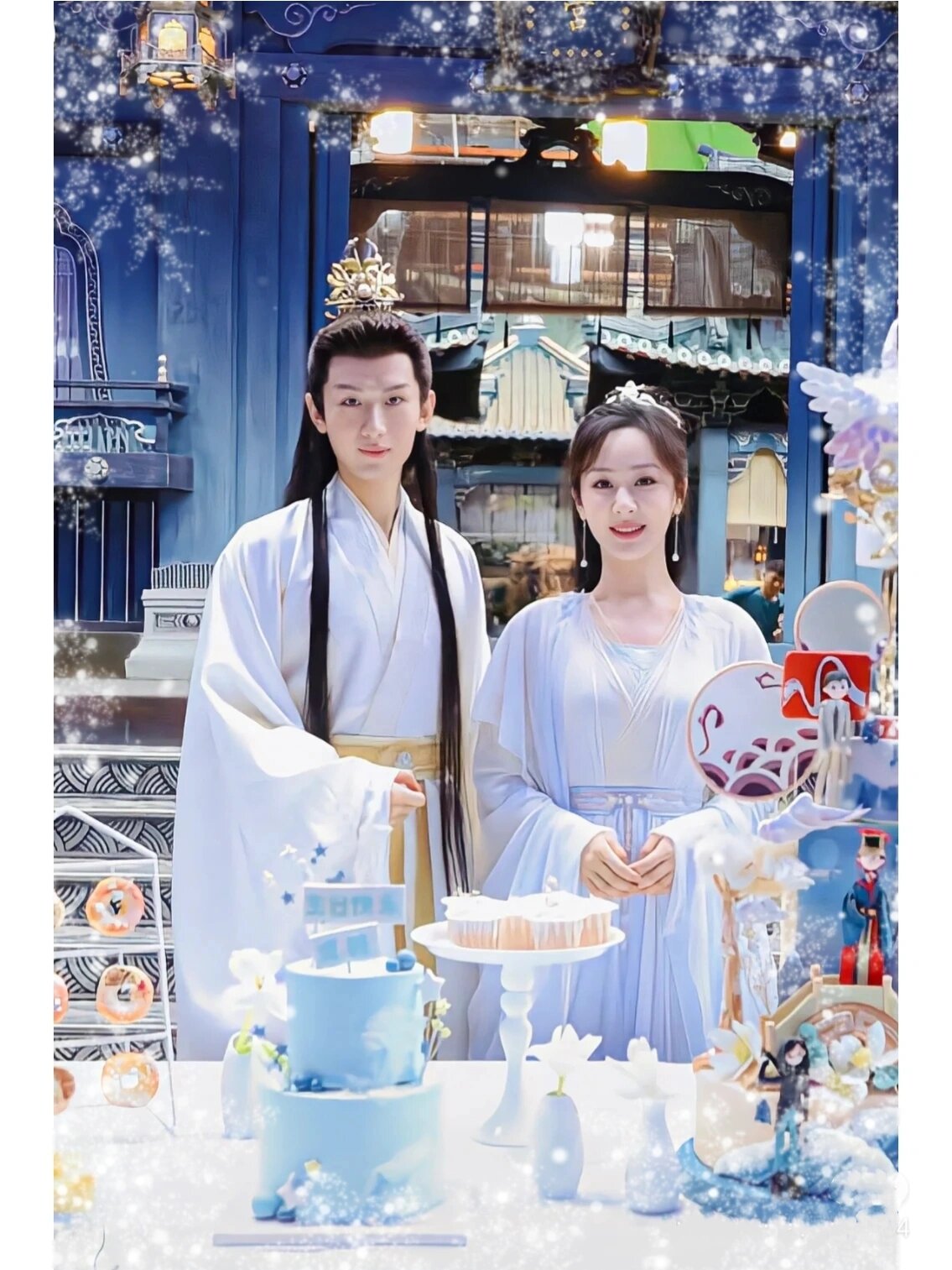 成毅片场过生日 沉香夫妇超美合照❤️