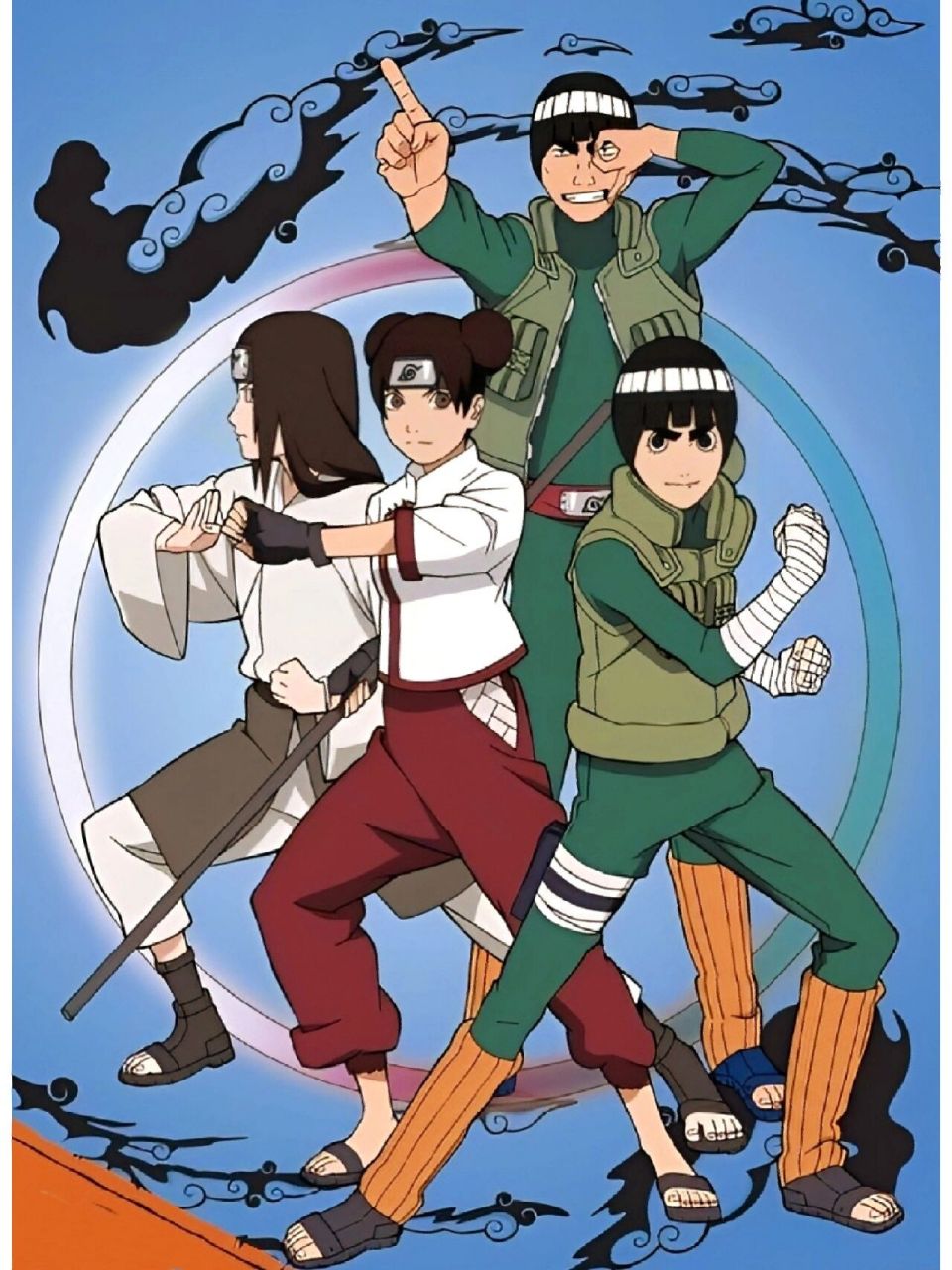 青春第三班 迈特凯第三班成立 在木叶忍者学校中,日向宁次,洛克李