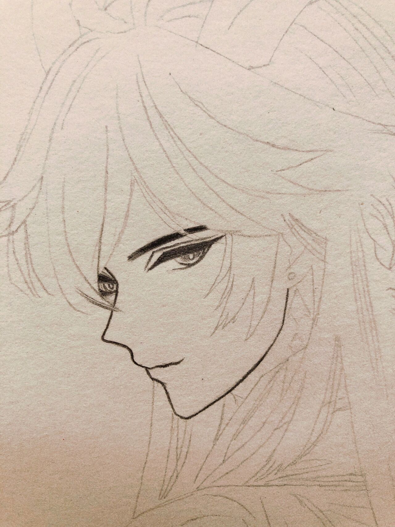 【原神】帝君钟离(手绘过程