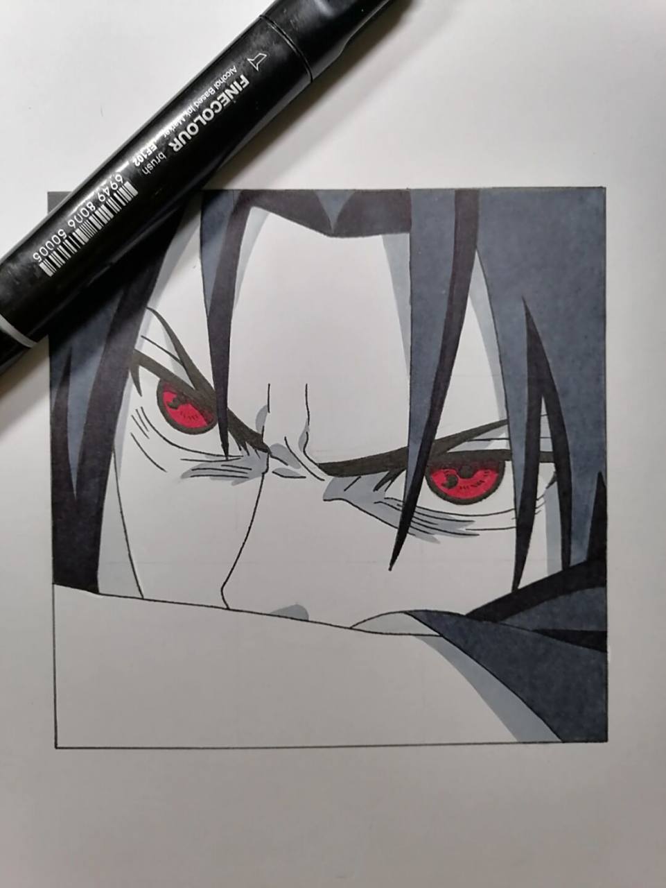 佐助 #火影忍者# #手绘教程# #佐助