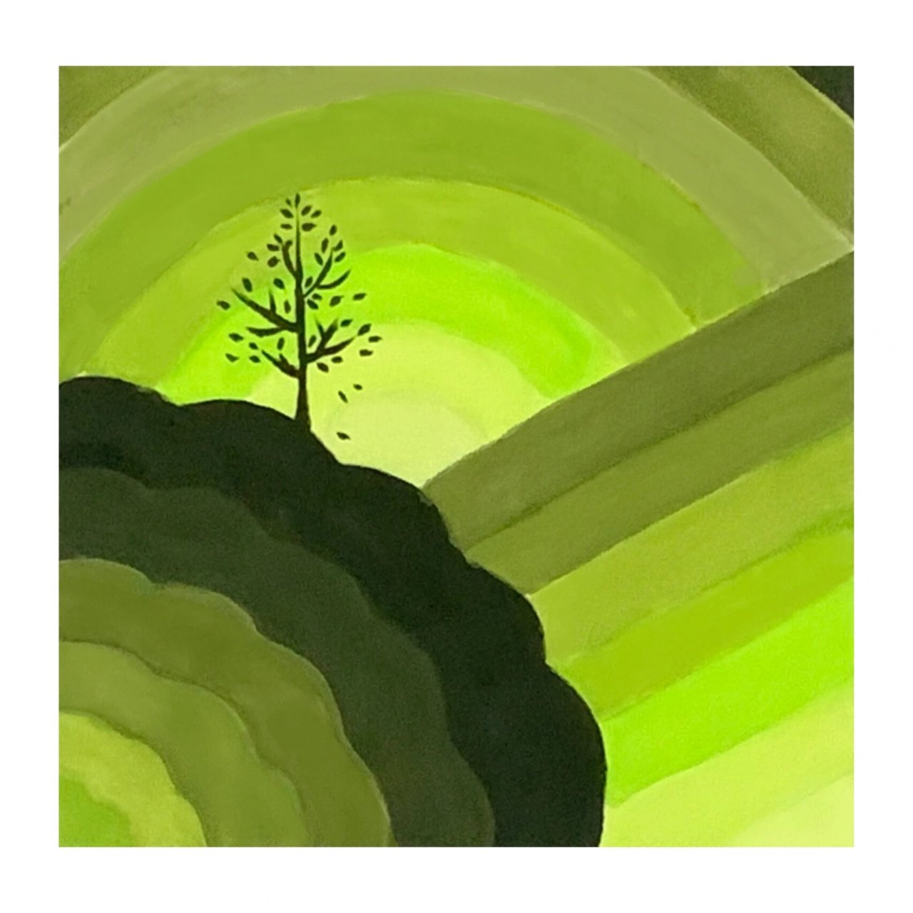 水粉画 明度推移 调色真的会让人疯掉