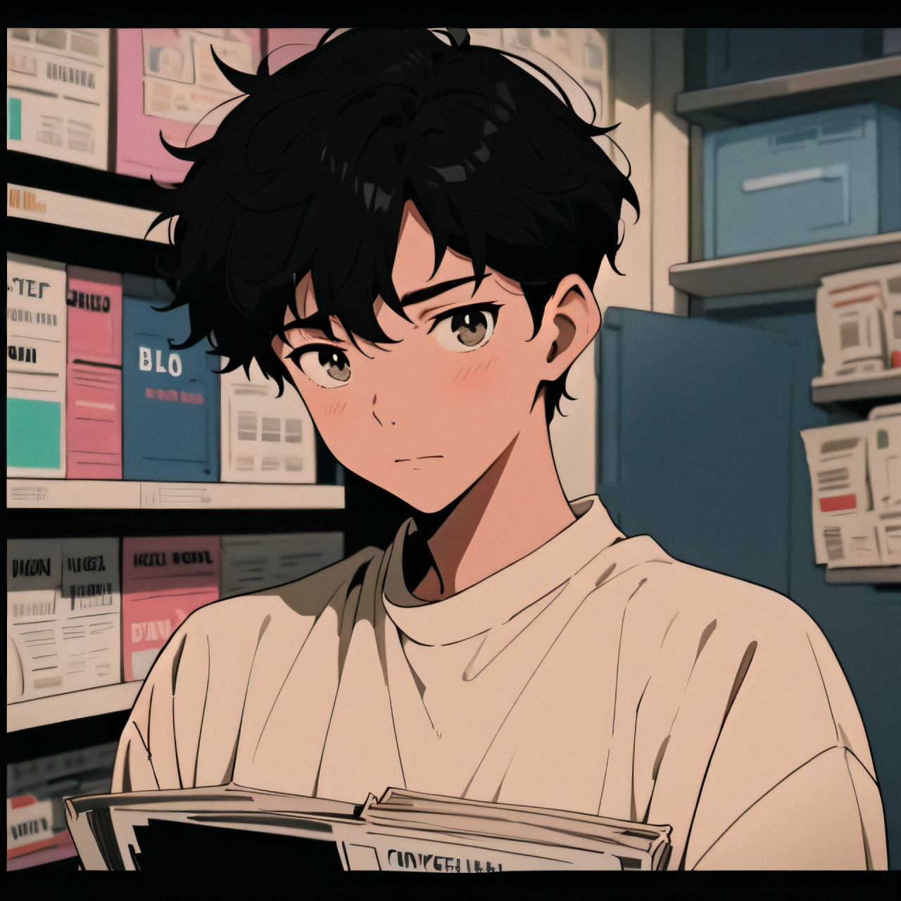 旧漫男生头像|温柔害羞男孩混搭 混搭一组温柔害羞男头.