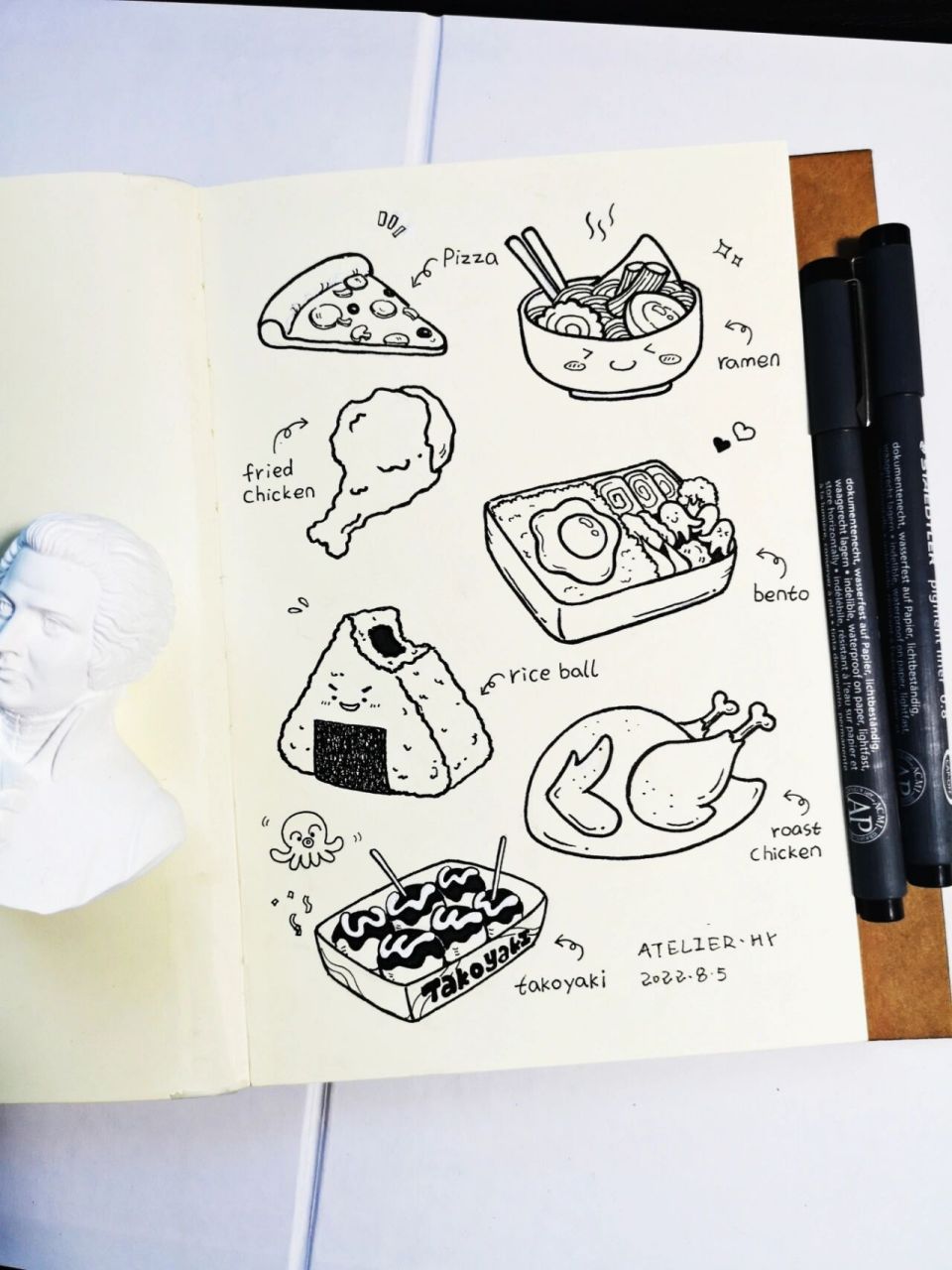 快餐美食主题2 简笔画 | 手绘 | 手账素材 快餐主题第二篇 画一下这几