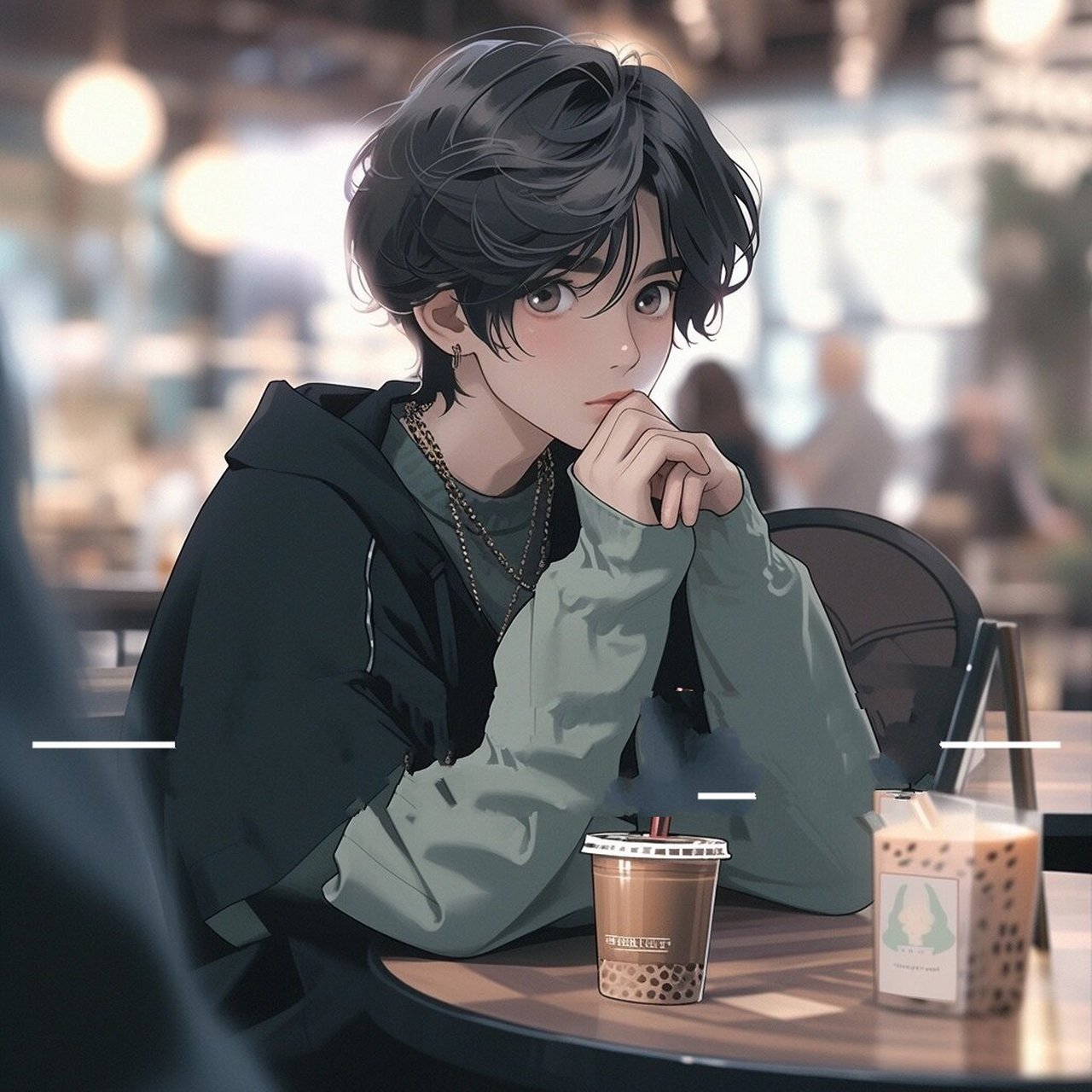 头像 | 喝咖啡的少年