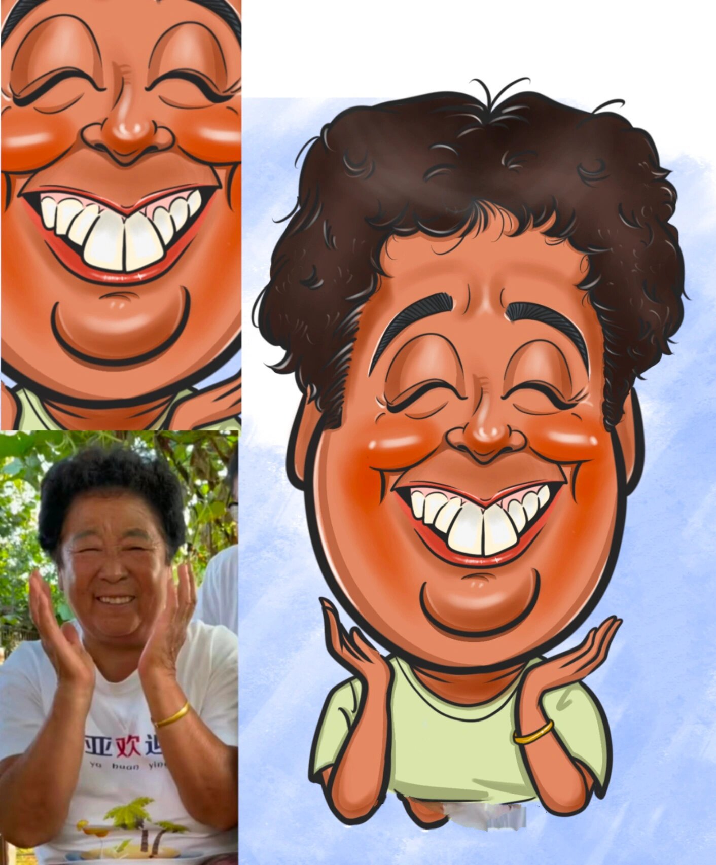 画好每一幅有趣生动有灵魂的肖像漫画小人