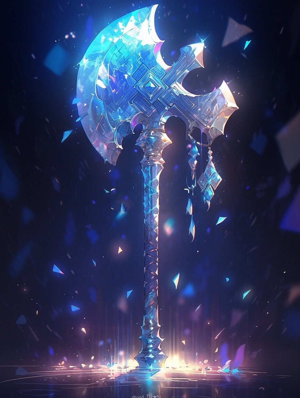 上古十大神器|开天斧 开天斧,又名盘古斧,为盘古大神的证道至宝.