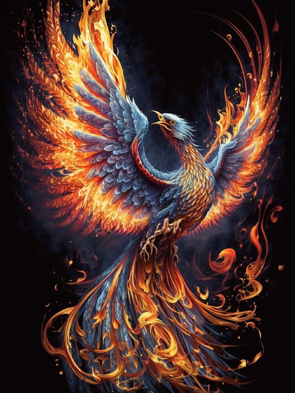 凤凰涅槃,浴火重生!
