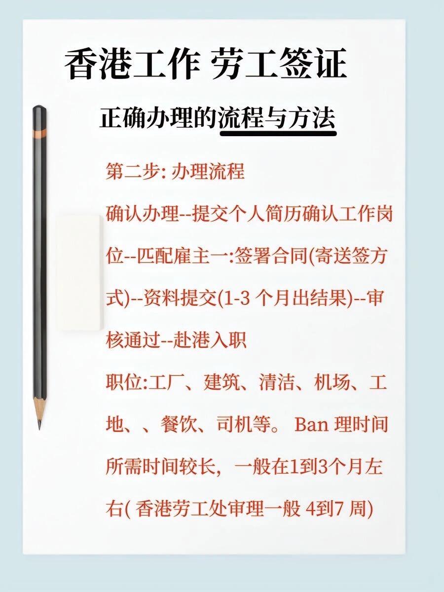 1 首先,了解香港劳工签证的基本要求