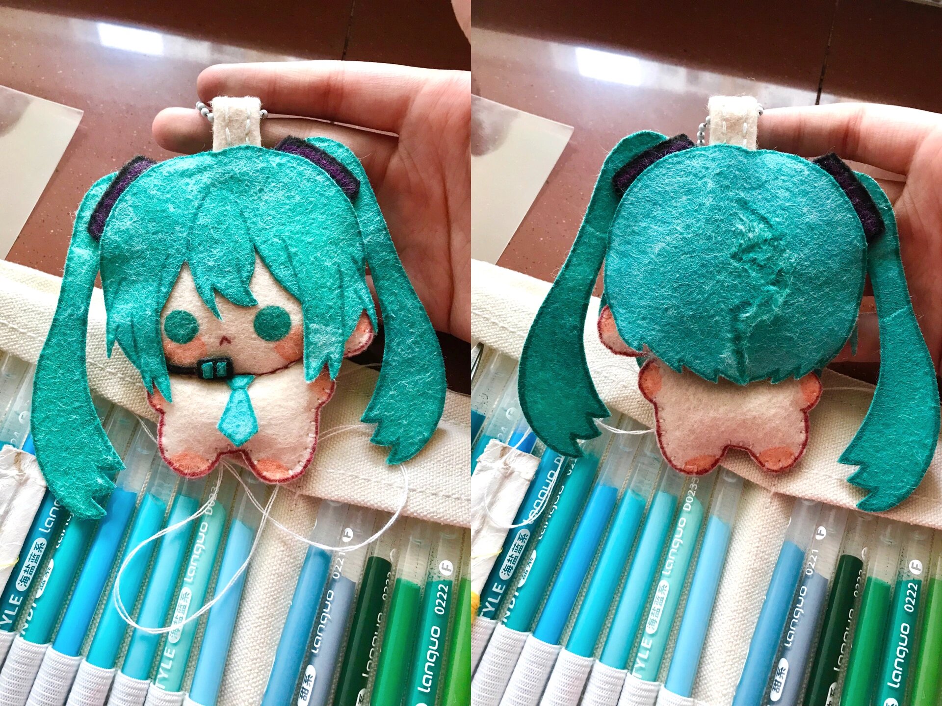 初音未来不织布娃娃(附图纸